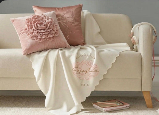 Mother's Day Photo Blanket | Personalized Fleece Throw for Mom with Family Pictures | Custom Gift