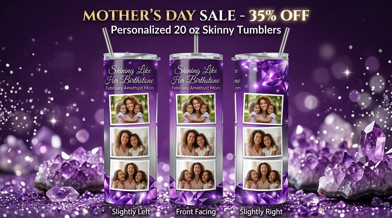 Mother's Day Tumbler 20oz | Personalized Mama Cup with Kids Names | Mothers Day Gift for Mom Grandma