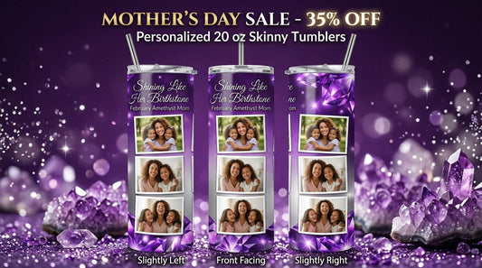 Mother's Day Tumbler 20oz | Personalized Mama Cup with Kids Names | Mothers Day Gift for Mom Grandma