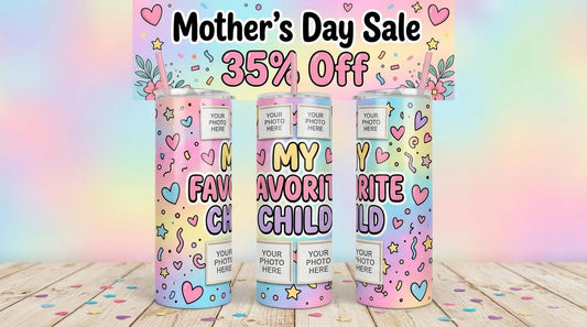 Mother's Day Tumbler 20oz | Personalized Mama Cup with Kids Names | Mothers Day Gift for Mom Grandma